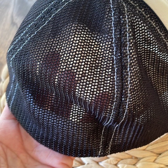 Atlanta Braves Cap Hat Fitted Pacifica Black and White Headwear with Red Accents - Picture 8 of 8